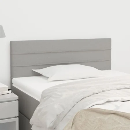 Cabecero de tela gris claro 100x5x78/88 cm de vidaXL, Cabeceros y pies de cama - Ref: Foro24-346130, Precio: 33,20 €, Descuen...