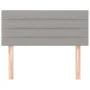 Cabecero de tela gris claro 100x5x78/88 cm de vidaXL, Cabeceros y pies de cama - Ref: Foro24-346130, Precio: 33,20 €, Descuen...