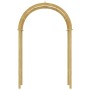Arco de madera de pino macizo impregnado 141x97x243 cm