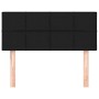 Kopfteil aus schwarzem Stoff, 100 x 5 x 78/88 cm von vidaXL, Kopf- und Fußteile - Ref: Foro24-346034, Preis: 35,01 €, Rabatt: %