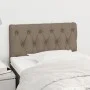 Taupe gray fabric headboard 80x7x78/88 cm by vidaXL, Headboards and footboards - Ref: Foro24-346302, Price: 43,92 €, Discount: %