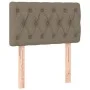 Taupe gray fabric headboard 80x7x78/88 cm by vidaXL, Headboards and footboards - Ref: Foro24-346302, Price: 43,92 €, Discount: %
