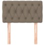Kopfteil aus taupegrauem Stoff, 80 x 7 x 78/88 cm von vidaXL, Kopf- und Fußteile - Ref: Foro24-346302, Preis: 44,60 €, Rabatt: %