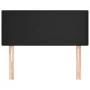 Kopfteil aus schwarzem Kunstleder, 100 x 5 x 78/88 cm von vidaXL, Kopf- und Fußteile - Ref: Foro24-345772, Preis: 27,14 €, Ra...