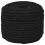 Black polyester work rope 14 mm 100 m by vidaXL, Ropes and metal cords - Ref: Foro24-152832, Price: 88,15 €, Discount: %
