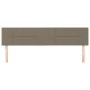 Headboards 2 units of taupe gray fabric 90x5x78/88 cm by vidaXL, Headboards and footboards - Ref: Foro24-346078, Price: 56,86...