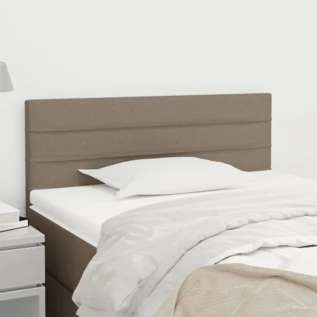 Taupe gray fabric headboard 90x5x78/88 cm by vidaXL, Headboards and footboards - Ref: Foro24-346120, Price: 39,36 €, Discount: %