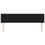 Headboards 2 units of black fabric 80x5x78/88 cm by vidaXL, Headboards and footboards - Ref: Foro24-346258, Price: 57,41 €, D...
