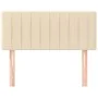 Cabecero de tela color crema 100x5x78/88 cm de vidaXL, Cabeceros y pies de cama - Ref: Foro24-346233, Precio: 40,69 €, Descue...