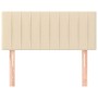 Kopfteil aus cremefarbenem Stoff, 100 x 5 x 78/88 cm von vidaXL, Kopf- und Fußteile - Ref: Foro24-346233, Preis: 41,16 €, Rab...