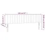 Headboards 2 units of black fabric 80x5x78/88 cm by vidaXL, Headboards and footboards - Ref: Foro24-346258, Price: 57,41 €, D...