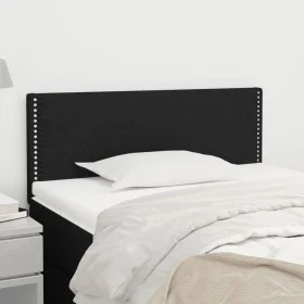 Black fabric headboard 90x5x78/88 cm by vidaXL, Headboards and footboards - Ref: Foro24-345886, Price: 24,04 €, Discount: %
