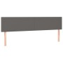 Kopfteile 2 Einheiten aus grauem Kunstleder 90x5x78/88cm von vidaXL, Kopf- und Fußteile - Ref: Foro24-345836, Preis: 61,77 €,...