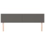 Headboards 2 units of gray synthetic leather 90x5x78/88cm by vidaXL, Headboards and footboards - Ref: Foro24-345836, Price: 6...