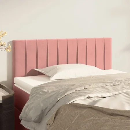 Pink velvet headboard 100x5x78/88 cm by vidaXL, Headboards and footboards - Ref: Foro24-346241, Price: 50,18 €, Discount: %
