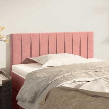 Rosa Samtkopfteil 100x5x78/88 cm von vidaXL, Kopf- und Fußteile - Ref: Foro24-346241, Preis: 50,78 €, Rabatt: %