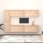 TV-Möbel 6-teilig aus massivem Kiefernholz von vidaXL, TV-Möbel - Ref: Foro24-3100234, Preis: 325,97 €, Rabatt: %