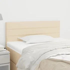 Cream fabric headboard 80x5x78/88 cm by vidaXL, Headboards and footboards - Ref: Foro24-346107, Price: 34,05 €, Discount: %