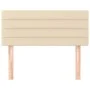 Kopfteil aus cremefarbenem Stoff, 80 x 5 x 78/88 cm von vidaXL, Kopf- und Fußteile - Ref: Foro24-346107, Preis: 34,05 €, Raba...