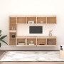 TV-Möbel 6-teilig aus massivem Kiefernholz von vidaXL, TV-Möbel - Ref: Foro24-3100234, Preis: 325,97 €, Rabatt: %