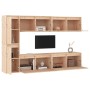 TV-Möbel 6-teilig aus massivem Kiefernholz von vidaXL, TV-Möbel - Ref: Foro24-3100234, Preis: 325,97 €, Rabatt: %