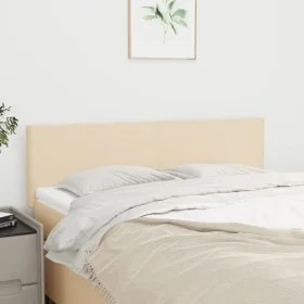 Headboards 2 units cream-colored fabric 72x5x78/88 cm by vidaXL, Headboards and footboards - Ref: Foro24-345789, Price: 60,89...
