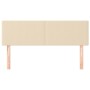 Headboards 2 units cream-colored fabric 72x5x78/88 cm by vidaXL, Headboards and footboards - Ref: Foro24-345789, Price: 62,57...