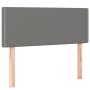 Kopfteil aus dunkelgrauem Stoff, 100 x 5 x 78/88 cm von vidaXL, Kopf- und Fußteile - Ref: Foro24-345905, Preis: 27,98 €, Raba...