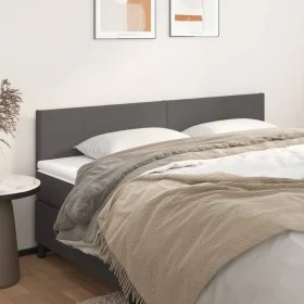Headboards 2 units of gray synthetic leather 100x5x78/88 cm by vidaXL, Headboards and footboards - Ref: Foro24-345856, Price:...