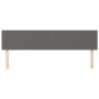 Headboards 2 units of gray synthetic leather 100x5x78/88 cm by vidaXL, Headboards and footboards - Ref: Foro24-345856, Price:...