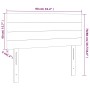 Hellgraues Samtkopfteil 90x5x78/88 cm von vidaXL, Kopf- und Fußteile - Ref: Foro24-346124, Preis: 34,98 €, Rabatt: %