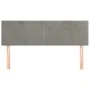 Headboards 2 units light gray velvet 72x5x78/88 cm by vidaXL, Headboards and footboards - Ref: Foro24-345798, Price: 57,95 €,...
