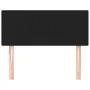 Kopfteil aus schwarzem Stoff, 90 x 5 x 78/88 cm von vidaXL, Kopf- und Fußteile - Ref: Foro24-345746, Preis: 37,63 €, Rabatt: %