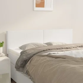 Headboards 2 units white synthetic leather 72x5x78/88 cm by vidaXL, Headboards and footboards - Ref: Foro24-345793, Price: 90...