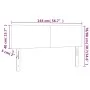Headboards 2 units white synthetic leather 72x5x78/88 cm by vidaXL, Headboards and footboards - Ref: Foro24-345793, Price: 90...