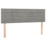 Kopfteile 2 Einheiten hellgrauer Samt 72x5x78/88 cm von vidaXL, Kopf- und Fußteile - Ref: Foro24-346152, Preis: 48,90 €, Raba...