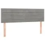 Kopfteile 2 Einheiten hellgrauer Samt 72x5x78/88 cm von vidaXL, Kopf- und Fußteile - Ref: Foro24-346152, Preis: 46,81 €, Raba...