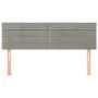 Kopfteile 2 Einheiten hellgrauer Samt 72x5x78/88 cm von vidaXL, Kopf- und Fußteile - Ref: Foro24-346152, Preis: 46,81 €, Raba...