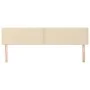 Headboards 2 units of cream-colored fabric 100x5x78/88 cm by vidaXL, Headboards and footboards - Ref: Foro24-345989, Price: 4...