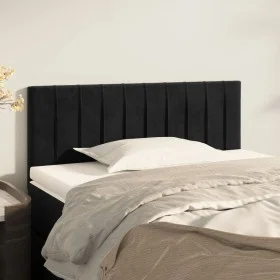 Cabecero de terciopelo negro 80x5x78/88 cm de vidaXL, Cabeceros y pies de cama - Ref: Foro24-346210, Precio: 31,33 €, Descuen...