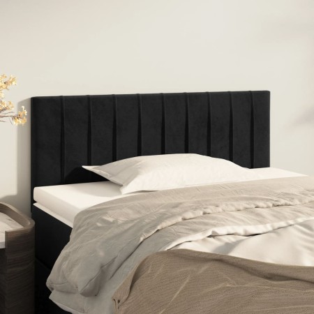 Kopfteil aus schwarzem Samt, 80x5x78/88 cm von vidaXL, Kopf- und Fußteile - Ref: Foro24-346210, Preis: 31,85 €, Rabatt: %