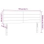 Kopfteile 2 Einheiten dunkelbrauner Stoff 72x5x78/88 cm von vidaXL, Kopf- und Fußteile - Ref: Foro24-346147, Preis: 63,55 €, ...