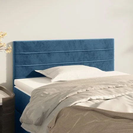 Blaues Samtkopfteil 100x5x78/88 cm von vidaXL, Kopf- und Fußteile - Ref: Foro24-346142, Preis: 39,88 €, Rabatt: %