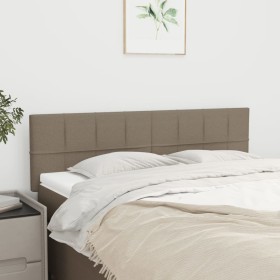 Cabeceros 2 unidades tela gris taupe 72x5x78/88 cm de vidaXL, Cabeceros y pies de cama - Ref: Foro24-346050, Precio: 47,95 €,...