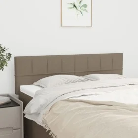 Cabeceros 2 unidades tela gris taupe 72x5x78/88 cm de vidaXL, Cabeceros y pies de cama - Ref: Foro24-346050, Precio: 49,95 €,...
