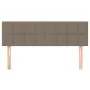 Headboards 2 units taupe gray fabric 72x5x78/88 cm by vidaXL, Headboards and footboards - Ref: Foro24-346050, Price: 49,95 €,...