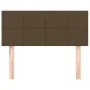Kopfteil aus dunkelbraunem Stoff, 90 x 5 x 78/88 cm von vidaXL, Kopf- und Fußteile - Ref: Foro24-346021, Preis: 39,12 €, Raba...