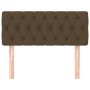 Cabecero de tela marrón oscuro 90x7x78/88 cm de vidaXL, Cabeceros y pies de cama - Ref: Foro24-346315, Precio: 46,34 €