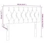Kopfteil aus dunkelbraunem Stoff, 90 x 7 x 78/88 cm von vidaXL, Kopf- und Fußteile - Ref: Foro24-346315, Preis: 45,54 €, Raba...