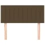 Dunkelbraunes Stoffkopfteil 80x5x78/88 cm von vidaXL, Kopf- und Fußteile - Ref: Foro24-346203, Preis: 29,66 €, Rabatt: %
